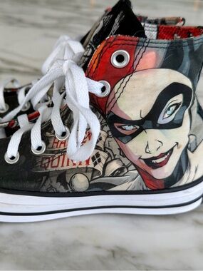Harley Quinn X Converse high tops